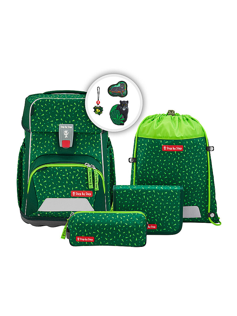 STEP BY STEP Schulranzen Set BASIS Green Graphics