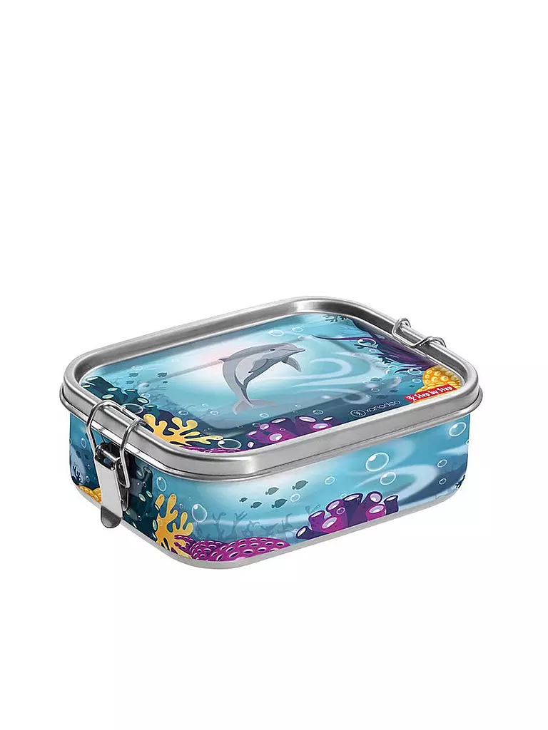 STEP BY STEP | Edelstahl Lunchbox -  Dolphin Pippa  | bunt