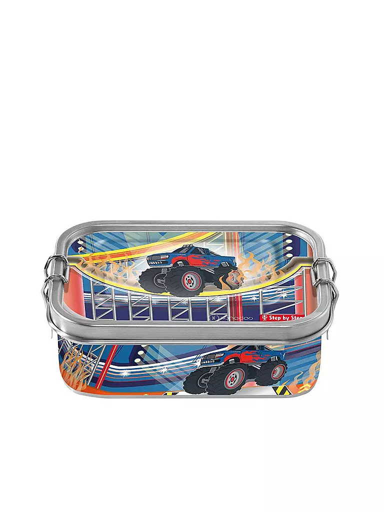 STEP BY STEP | Edelstahl Lunchbox - Monster Truck  | bunt