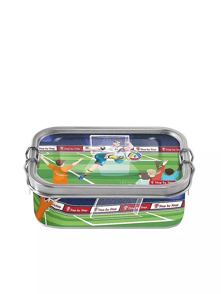 STEP BY STEP | Edelstahl Lunchbox - Soccer Ben  | bunt