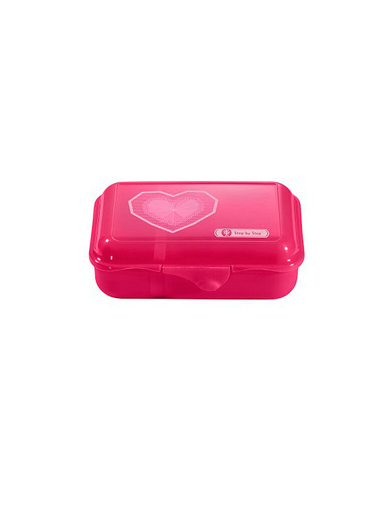 STEP BY STEP | Frischhaltedose - Lunchbox Glitter Heart | grau