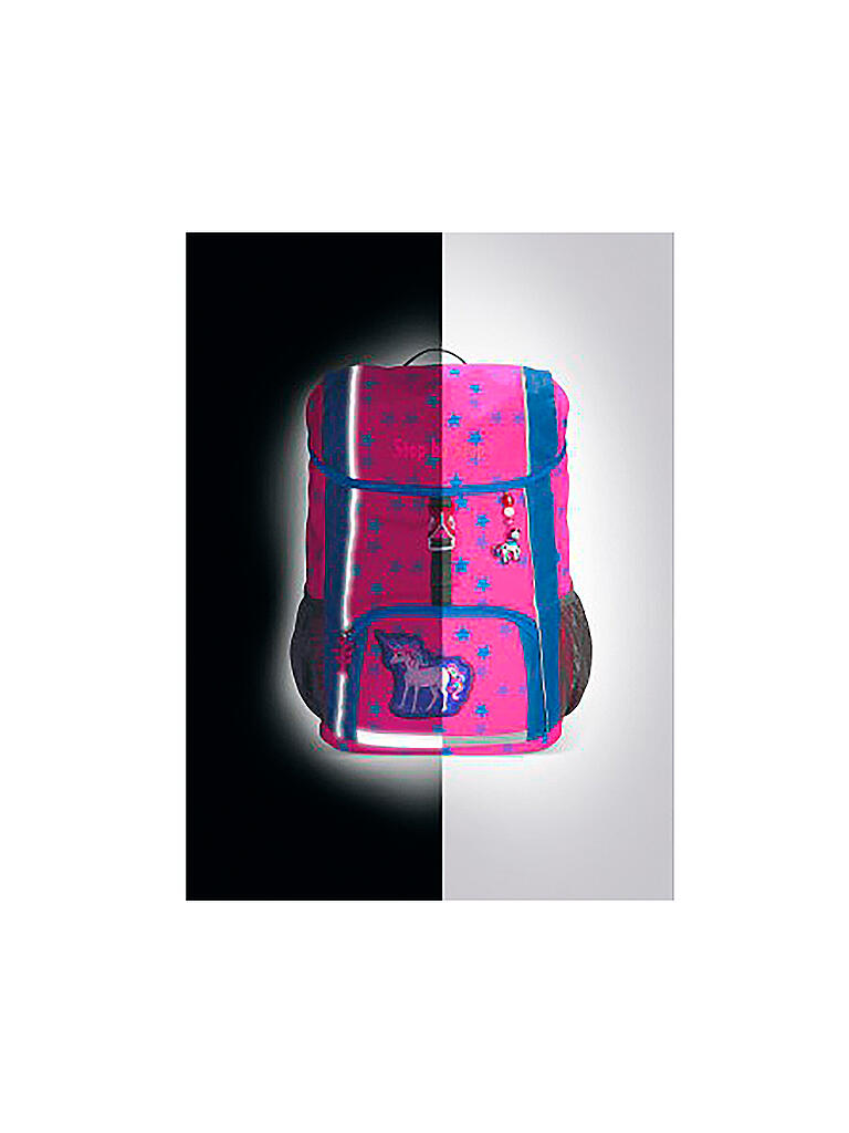 STEP BY STEP | KID Rucksack Set 3tlg NEON Colorful Unicorn | rosa