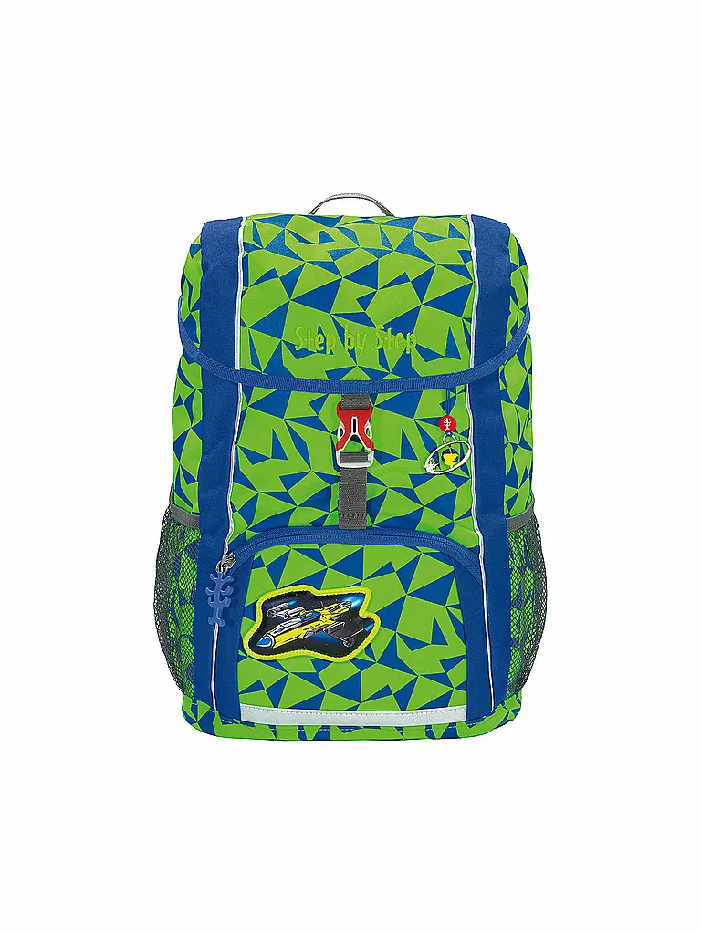 STEP BY STEP | KID Rucksack Set 3tlg NEON Star Catcher | grün
