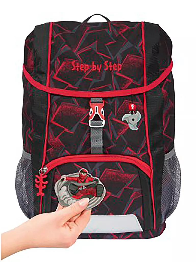 STEP BY STEP | Kinder Rucksack KID 3tlg Ninja Yuma | schwarz