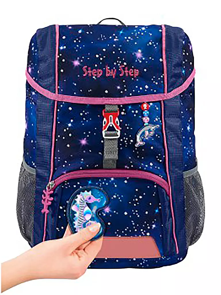 STEP BY STEP | Kinder Rucksack KID Reflect 3tlg Seahorse Zoe | lila