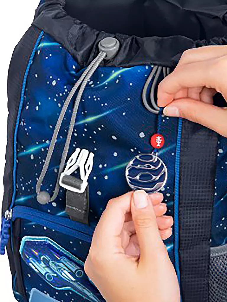 STEP BY STEP | Kinder Rucksack KID Reflect 3tlg Star Shuttle | dunkelblau