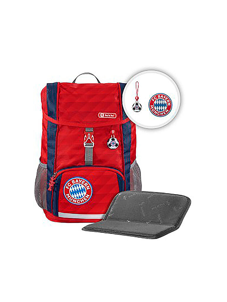 STEP BY STEP | Kinder Rucksack Set 3tlg FC Bayern Mia san mia Limited Edition | rot