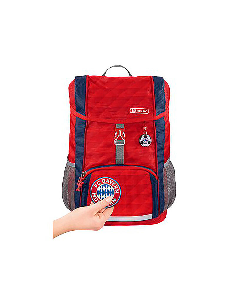STEP BY STEP | Kinder Rucksack Set 3tlg FC Bayern Mia san mia Limited Edition | rot