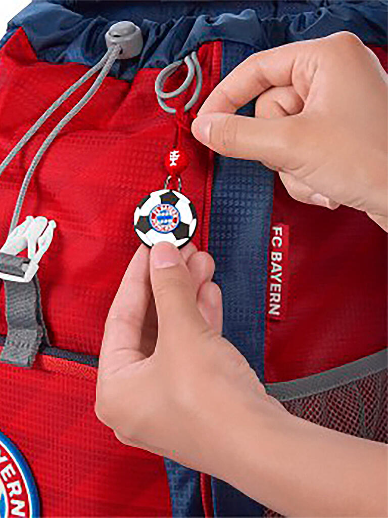 STEP BY STEP | Kinder Rucksack Set 3tlg FC Bayern Mia san mia Limited Edition | rot
