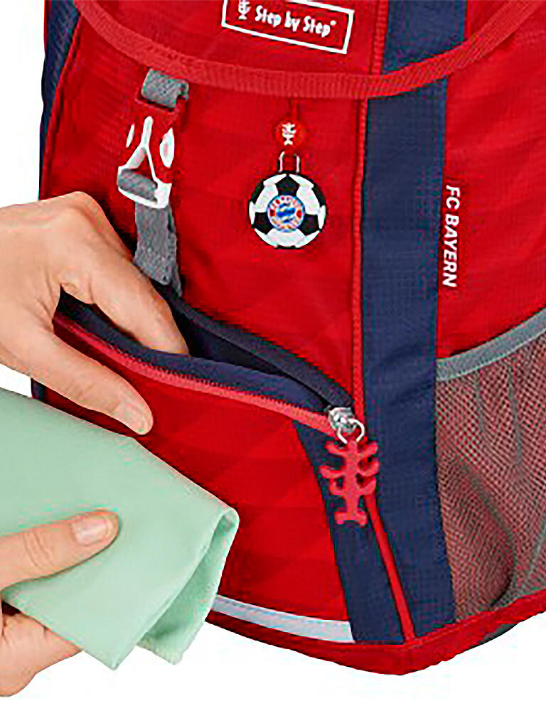 STEP BY STEP | Kinder Rucksack Set 3tlg FC Bayern Mia san mia Limited Edition | rot