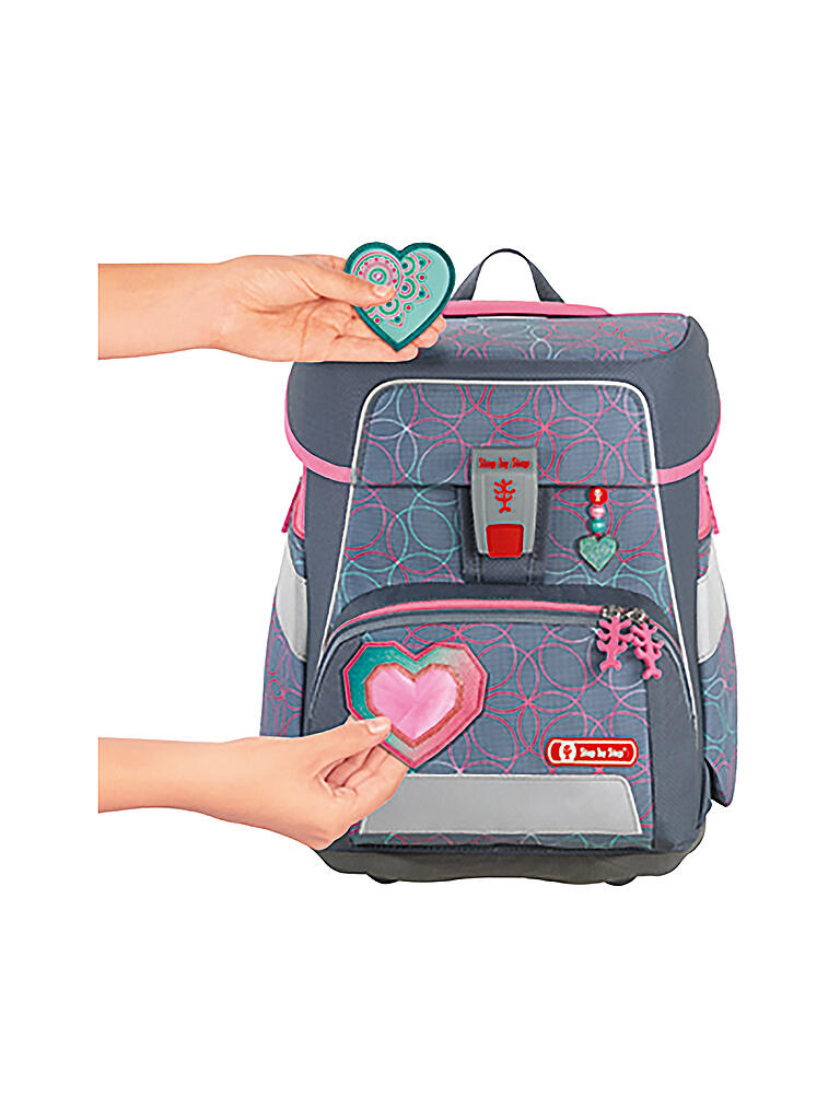 STEP BY STEP | Magic Mags Glitter Heart | grau