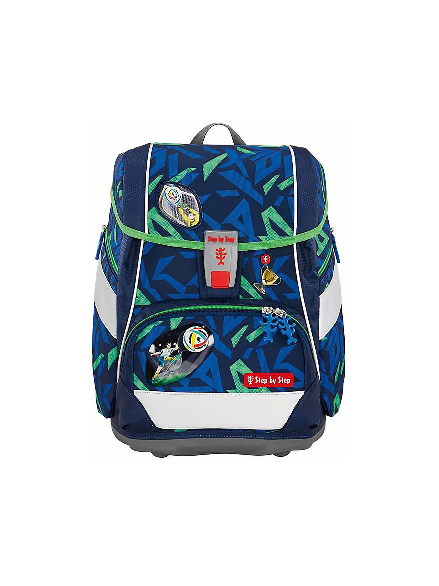 STEP BY STEP | Schultaschen Set 6tlg 2in1 Plus Pegasus Emily | dunkelblau