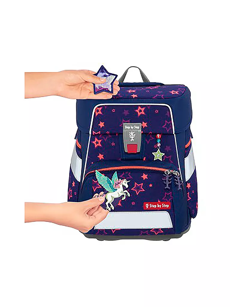 STEP BY STEP | Schulranzen Set SPACE SHINE Pegasus Night Nuala | lila