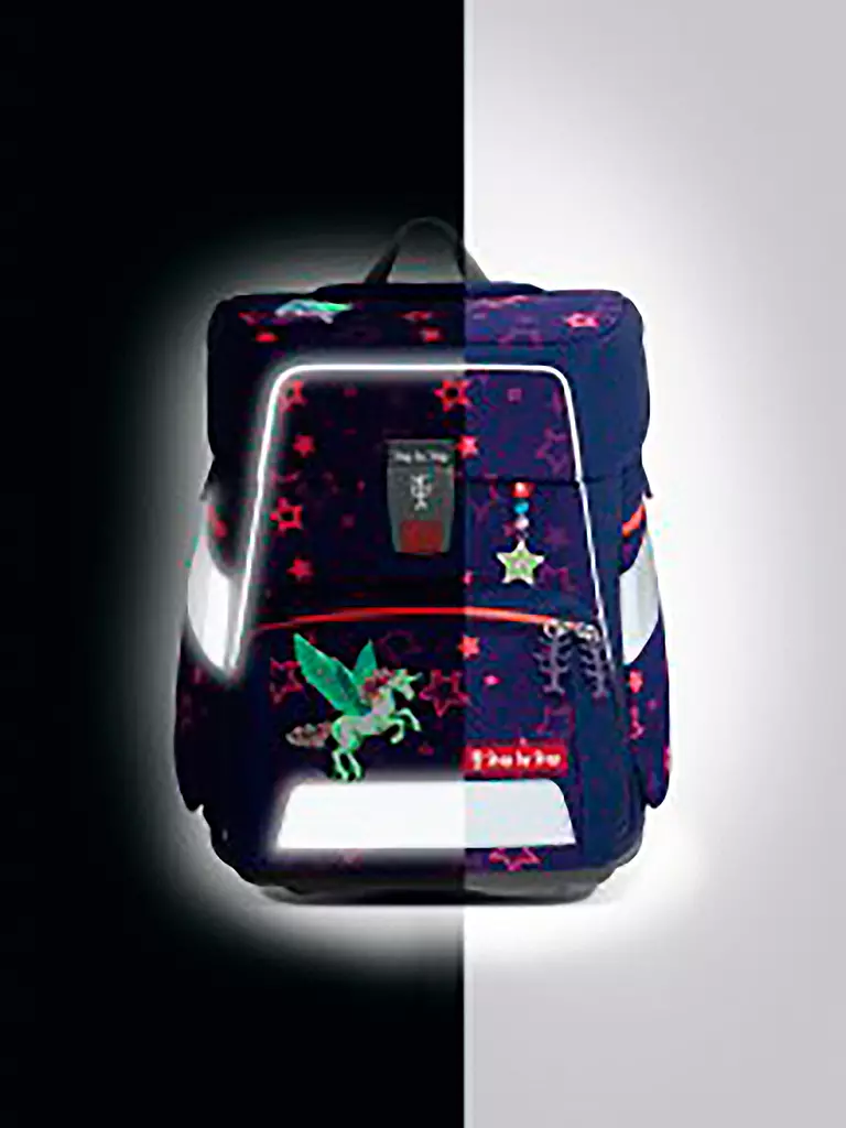 STEP BY STEP | Schulranzen Set SPACE SHINE Pegasus Night Nuala | lila