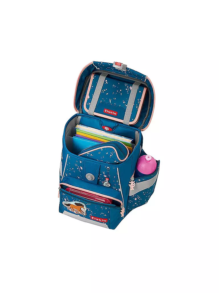 STEP BY STEP | Schulranzen Set Space Wild Horse Ronja 5teilig  | blau