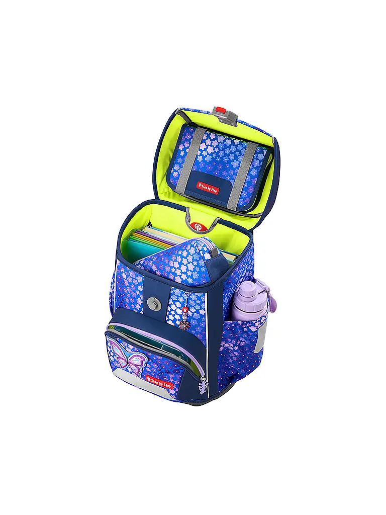 STEP BY STEP | Schulrucksack Set GIANT 5tlg. Butterfly Maja | Lila