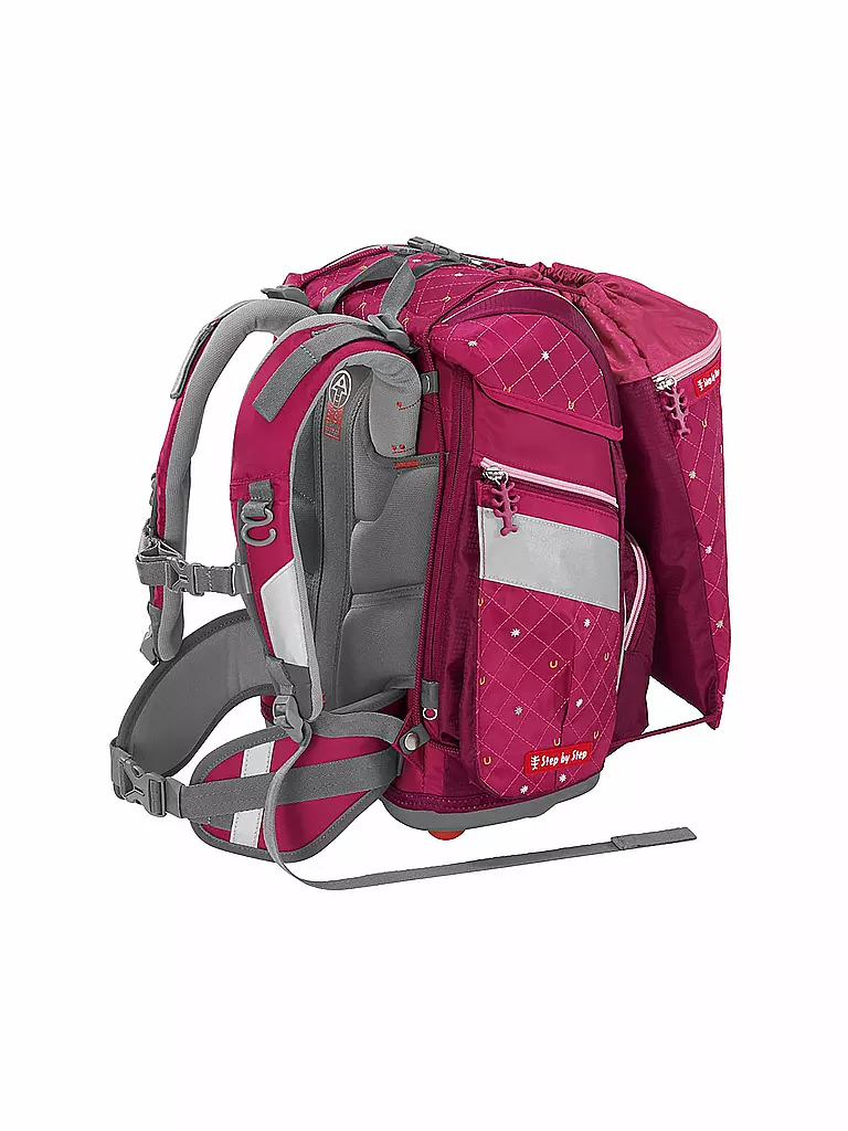 STEP BY STEP | Schultaschen Set 2IN1 Spiegelburg Pferdefreunde | pink