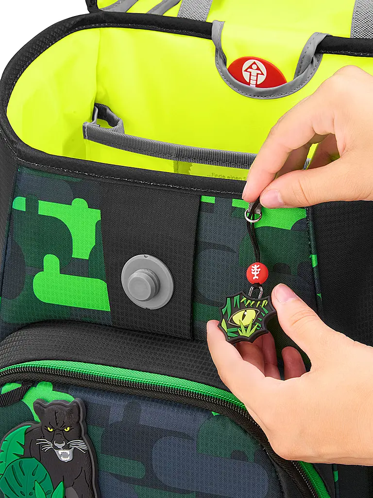 STEP BY STEP | Schultaschen Set 5tlg CLOUD Black Cat Chiko | Schwarz