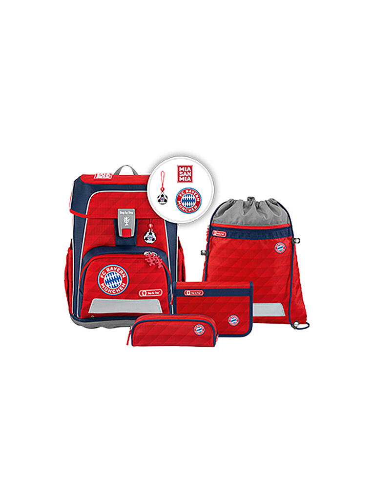 STEP BY STEP | Schultaschen Set 5tlg Cloud FC Bayern Limited Edition | rot