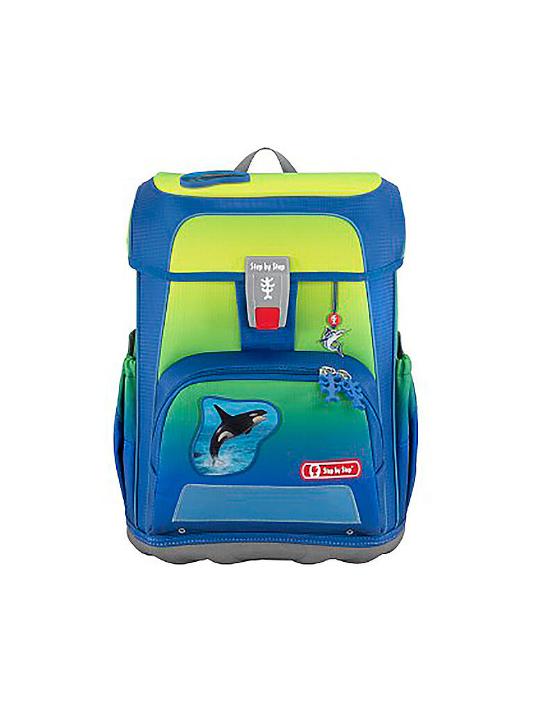 STEP BY STEP | Schultaschen Set 5tlg Cloud Ozean Orca Limited Edition | blau