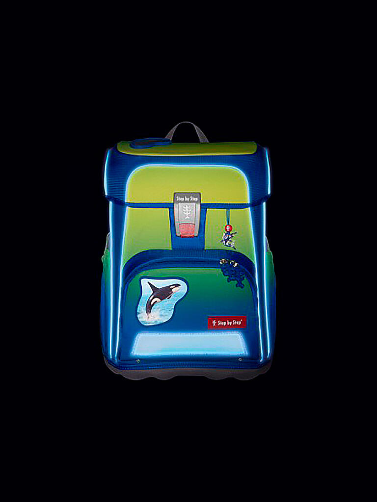 STEP BY STEP | Schultaschen Set 5tlg Cloud Ozean Orca Limited Edition | blau