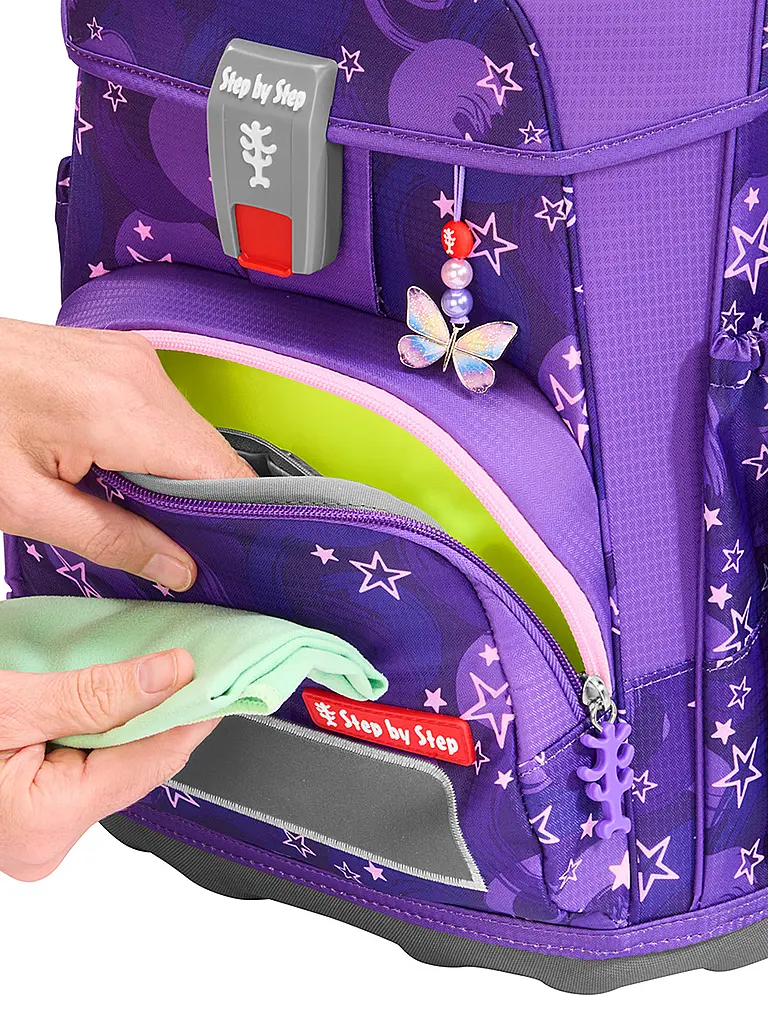 STEP BY STEP | Schultaschen Set 5tlg CLOUD Pegasus Liv | Lila