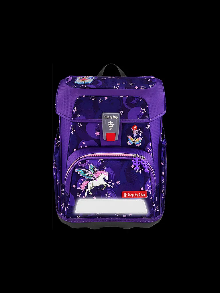 STEP BY STEP | Schultaschen Set 5tlg CLOUD Pegasus Liv | Lila