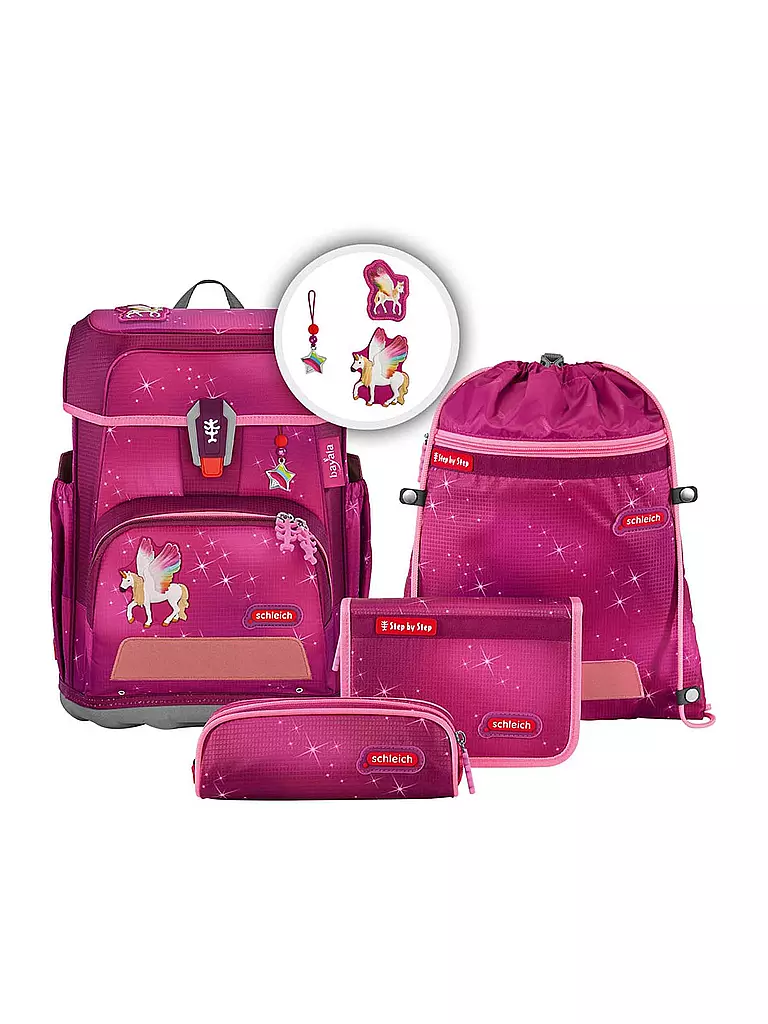STEP BY STEP | Schultaschen Set 5tlg CLOUD schleich® Bayala | pink