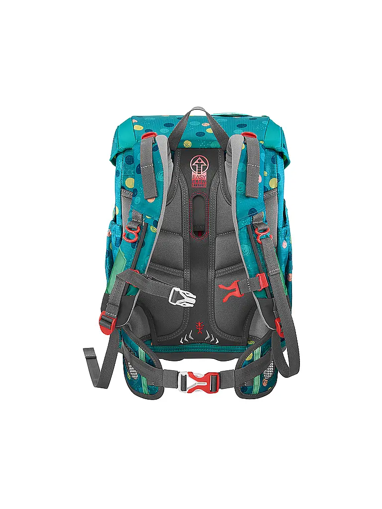 STEP BY STEP | Schultaschen Set 5tlg CLOUD Turtle Josie  | Türkis