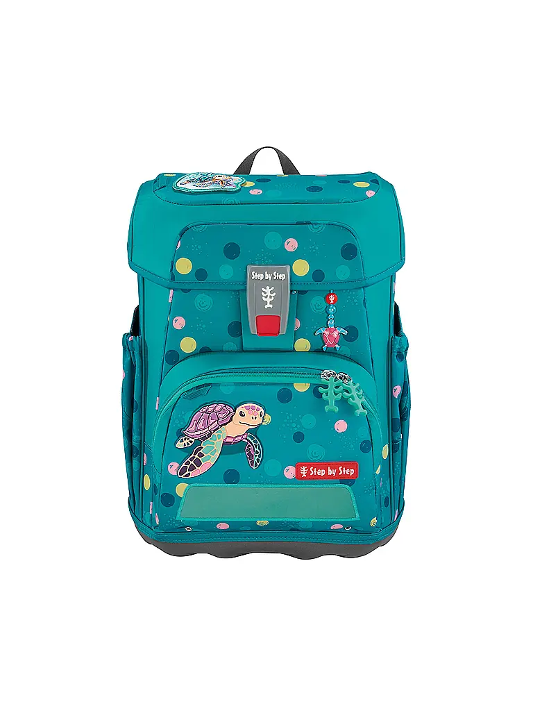 STEP BY STEP | Schultaschen Set 5tlg CLOUD Turtle Josie  | Türkis