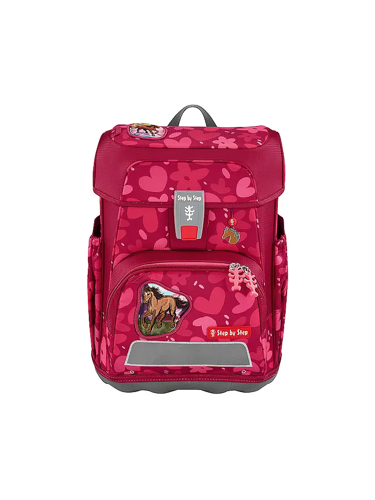 STEP BY STEP | Schultaschen Set 5tlg CLOUD Wild Horse Nora | Rot