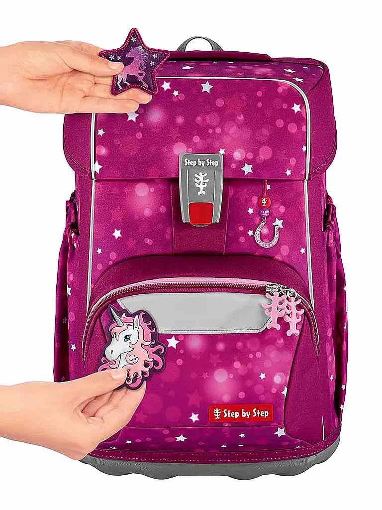 STEP BY STEP | Schultaschen Set 5tlg GIANT Unicorn Nuala  | lila