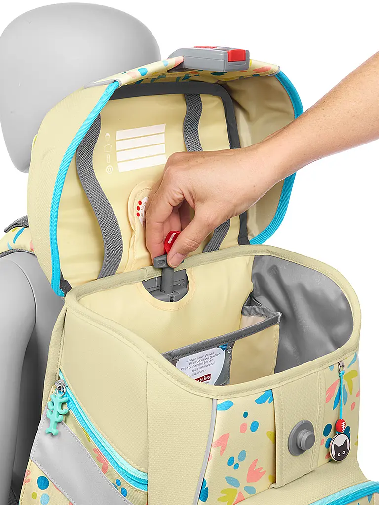 STEP BY STEP | Schultaschen Set 5tlg SPACE Cat Lilly  | Creme
