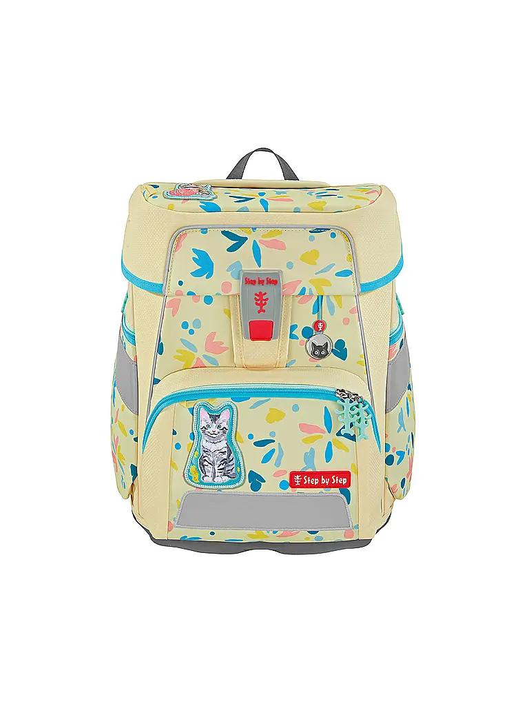 STEP BY STEP | Schultaschen Set 5tlg SPACE Cat Lilly  | Creme
