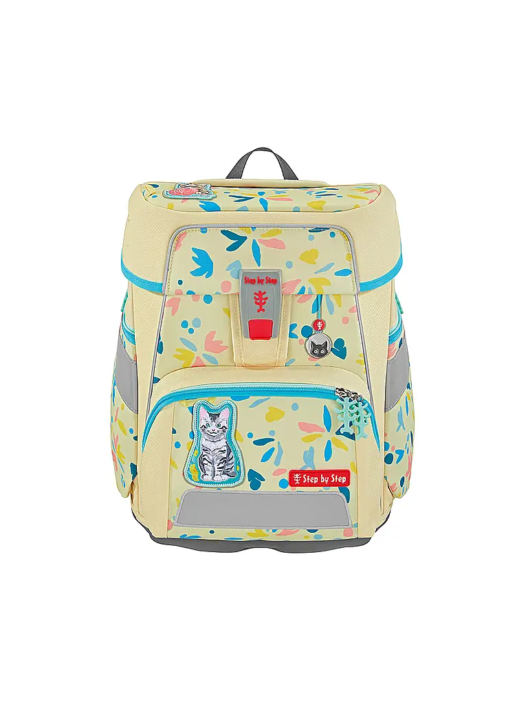 STEP BY STEP | Schultaschen Set 5tlg SPACE Cat Lilly  | Creme