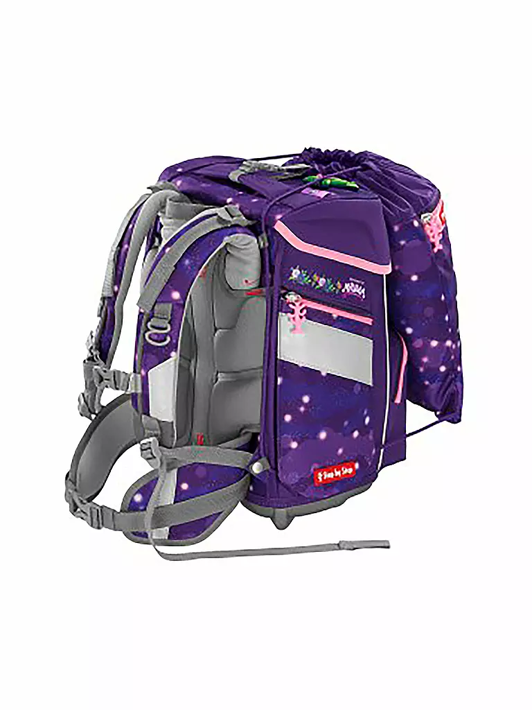STEP BY STEP | Schultaschen Set 5tlg SPACE Playmobil Adventures of Ayuma Leavi | lila
