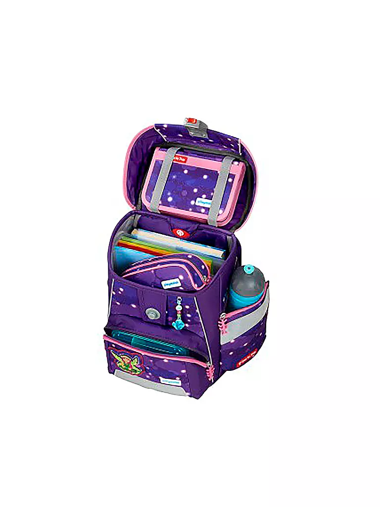 STEP BY STEP | Schultaschen Set 5tlg SPACE Playmobil Adventures of Ayuma Leavi | lila