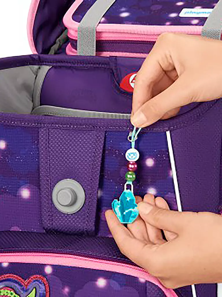 STEP BY STEP | Schultaschen Set 5tlg SPACE Playmobil Adventures of Ayuma Leavi | lila