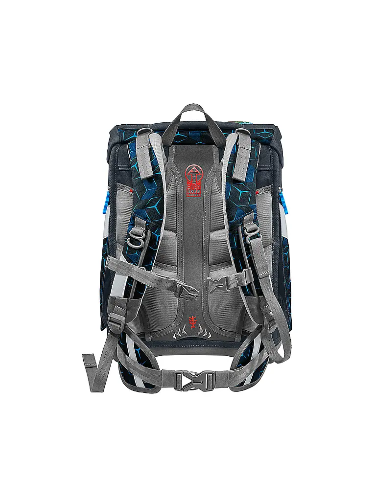 STEP BY STEP | Schultaschen Set 5tlg SPACE Shine Shark Dexte | Schwarz