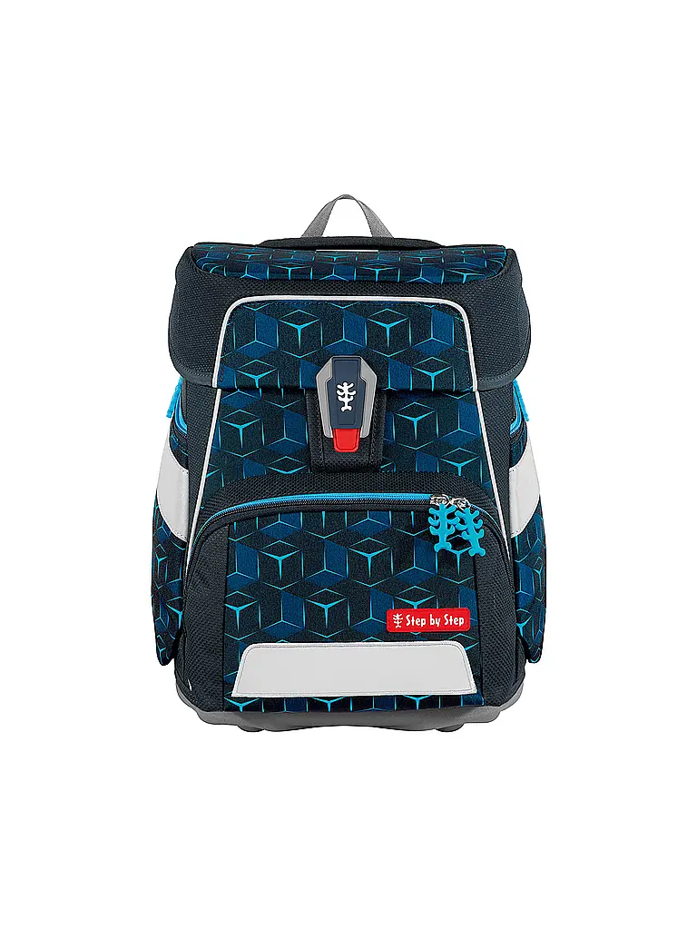 STEP BY STEP | Schultaschen Set 5tlg SPACE Shine Shark Dexte | Schwarz