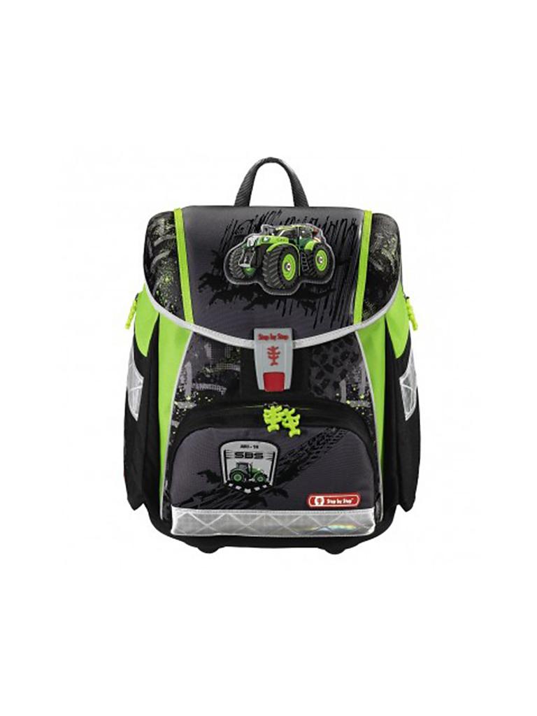 STEP BY STEP | Schultaschen-Set  "Touch" 4-tlg. (Green Traktor) | keine Farbe