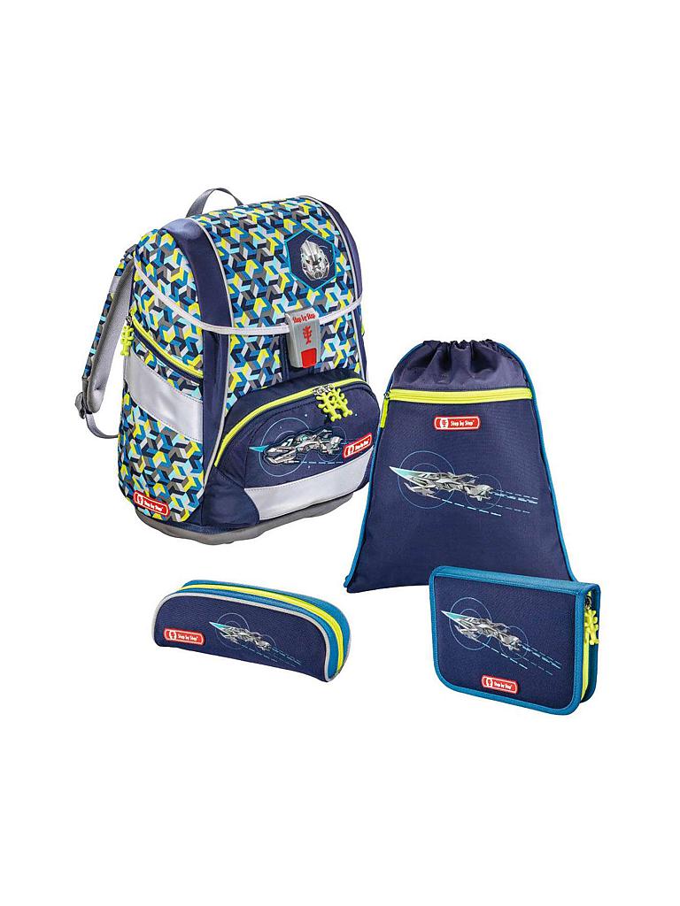 STEP BY STEP | Schultaschen-Set 2in1 "Space Pirate" 4-teilig | keine Farbe