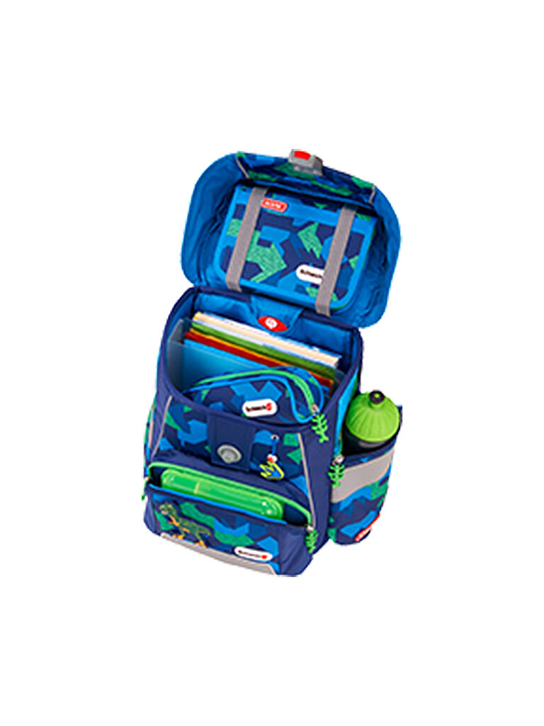 STEP BY STEP | SPACE Schultaschen-Set 5-tlg. "Schleich® Dinosaurier T-Rex" | blau