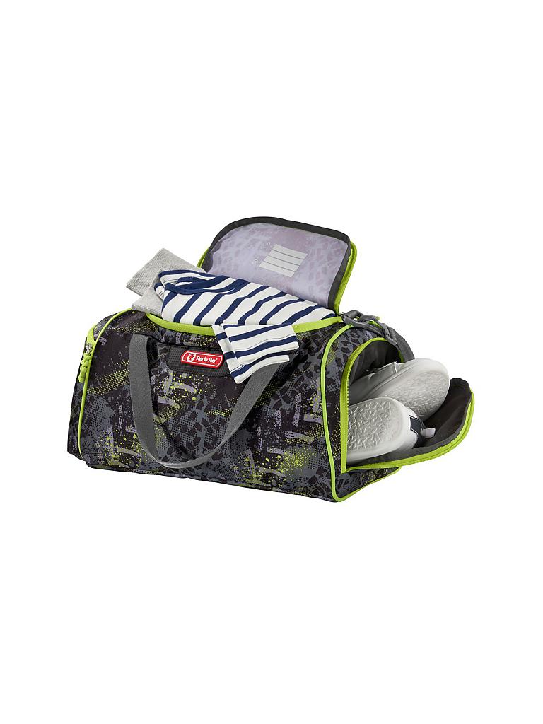 STEP BY STEP | Sporttasche "Green Tractor" | schwarz