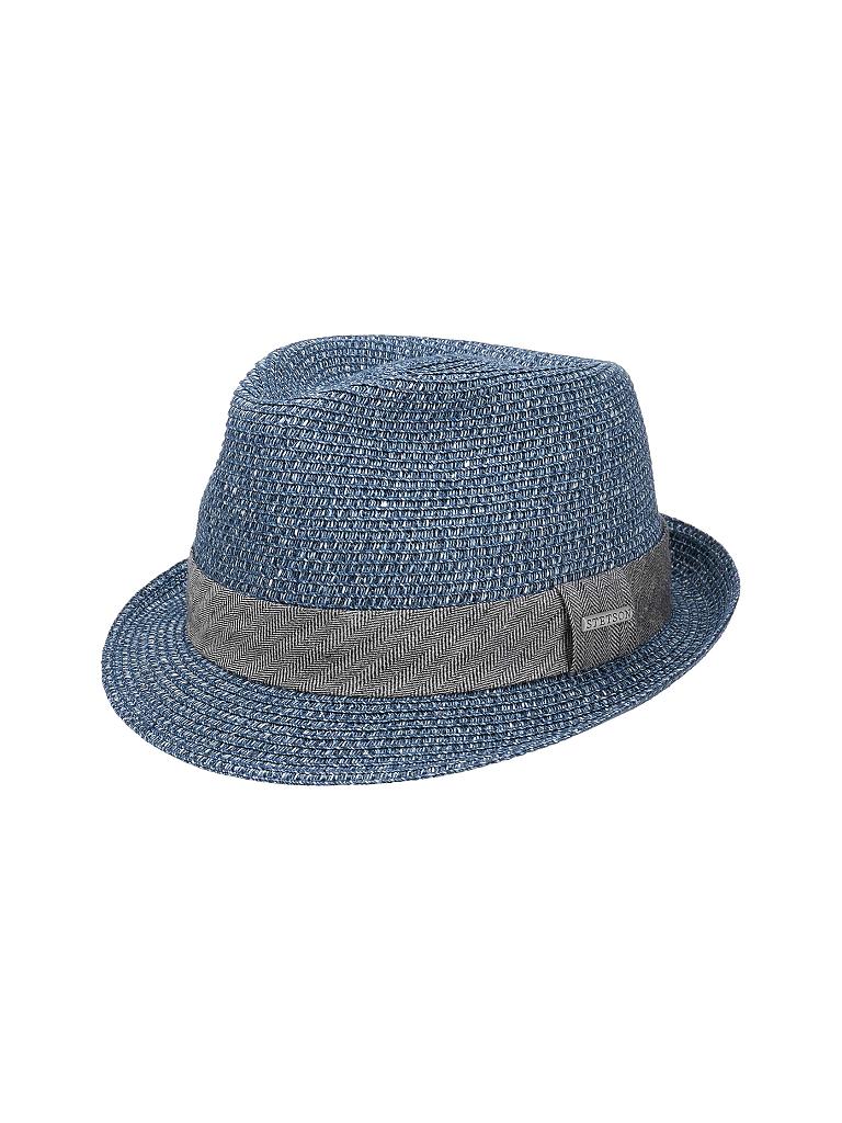 STETSON |  Reidton Toyo Trilby Strohhut | blau