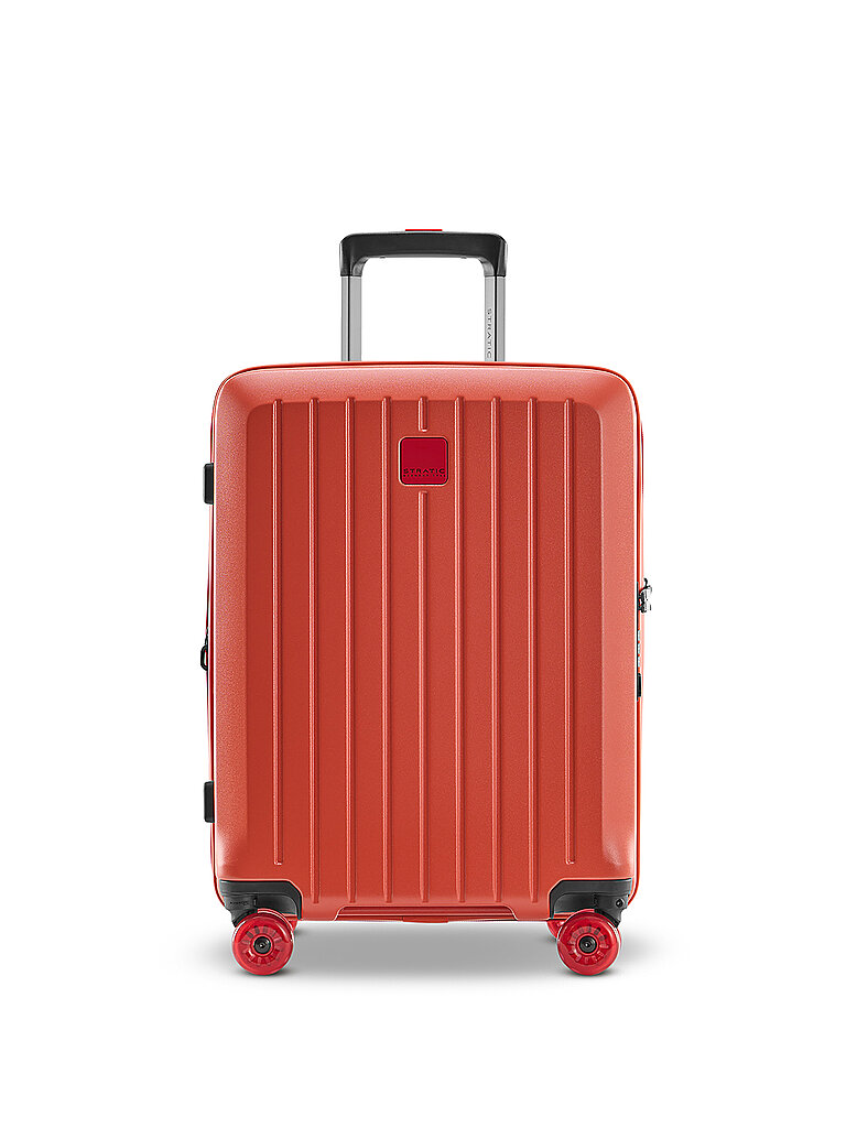 STRATIC Handgepäck Trolley BUZZ 55cm Rosso Clay rot