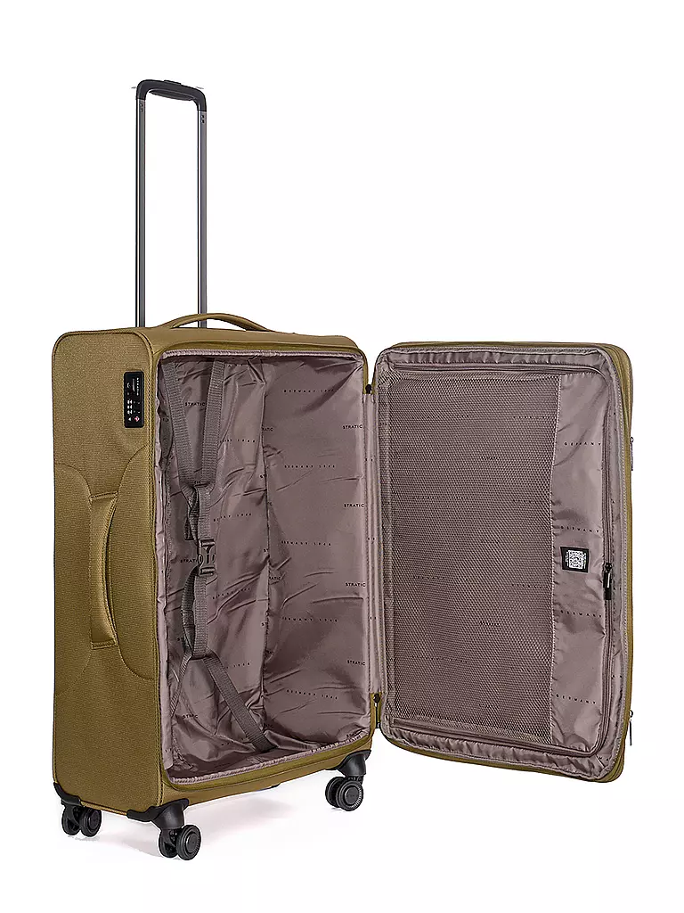 STRATIC | Trolley weich LIGHT L 75cm khaki | olive