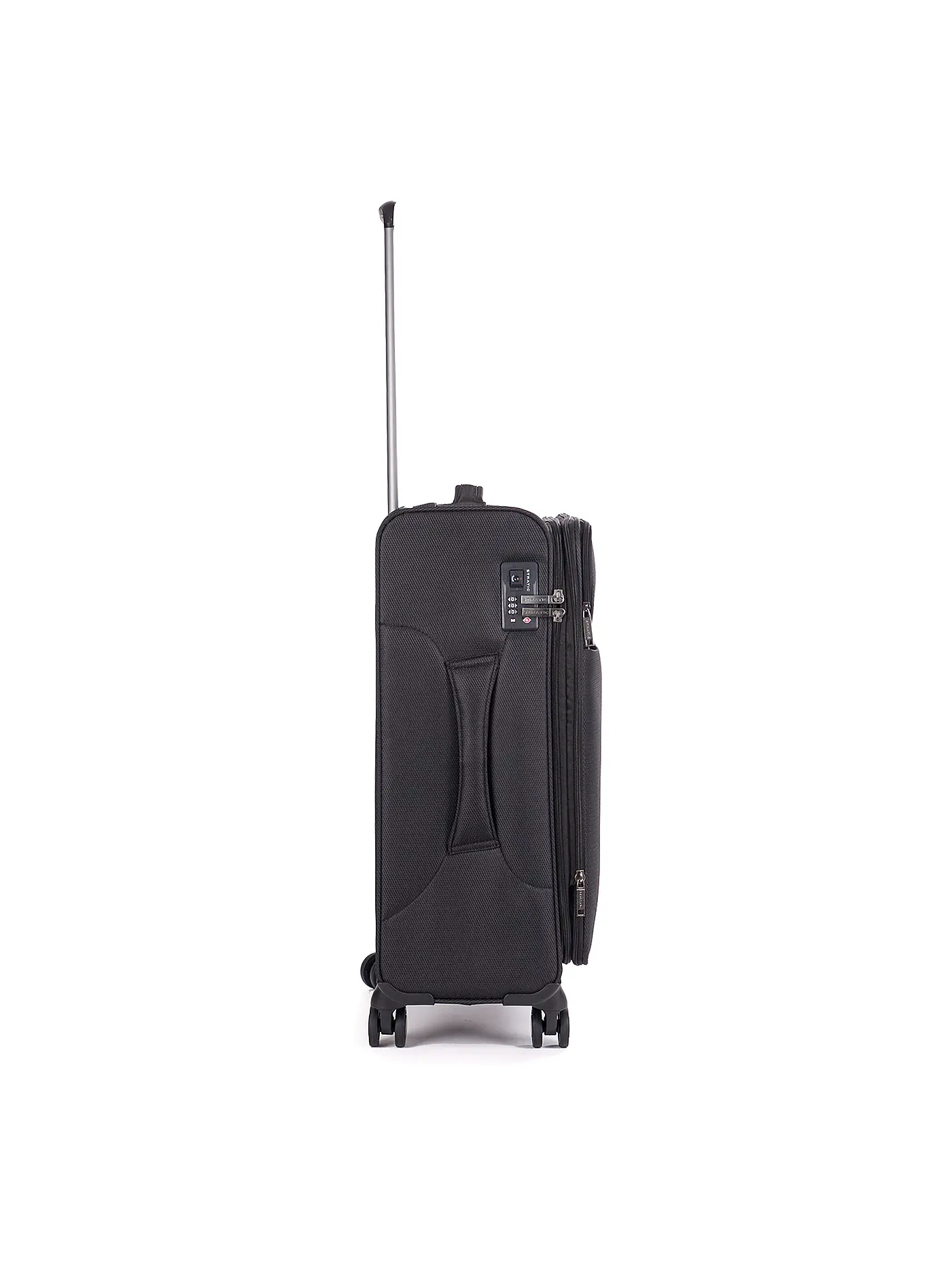 STRATIC | Trolley weich LIGHT M 65cm black | schwarz