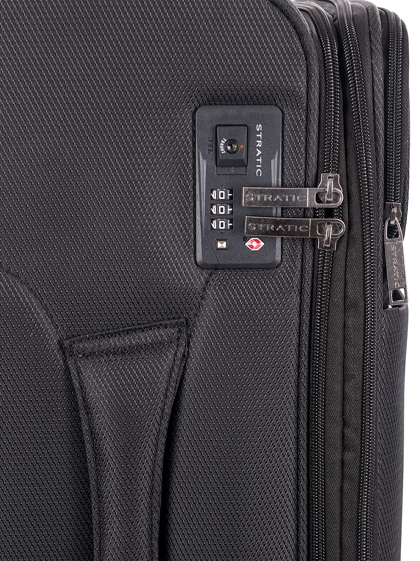 STRATIC | Trolley weich LIGHT M 65cm black | schwarz