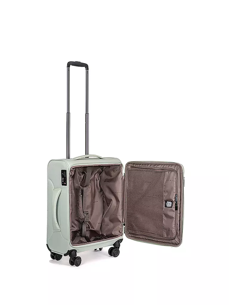 STRATIC | Trolley weich LIGHT S 55cm mint | olive